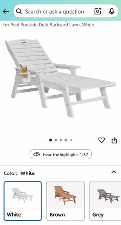 Outdoor Lounge Chairs (3)