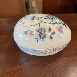Porcelain Egg Jewelry Box