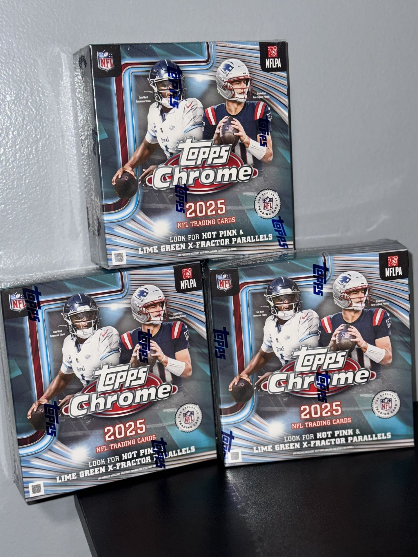 2025 Topps Chrome Football Mega Boxes