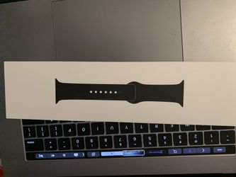 Apple Watch Black Sport Band w Space Black Stainless Steel Pin 44mm (BRAND NEW SEALED)