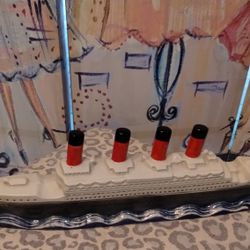 Vintage RMS Titanic ceramic liquor decanter, created by Paul Lux in 1970.