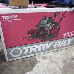 Troy Bilt Mower Trimmer And Attachments 