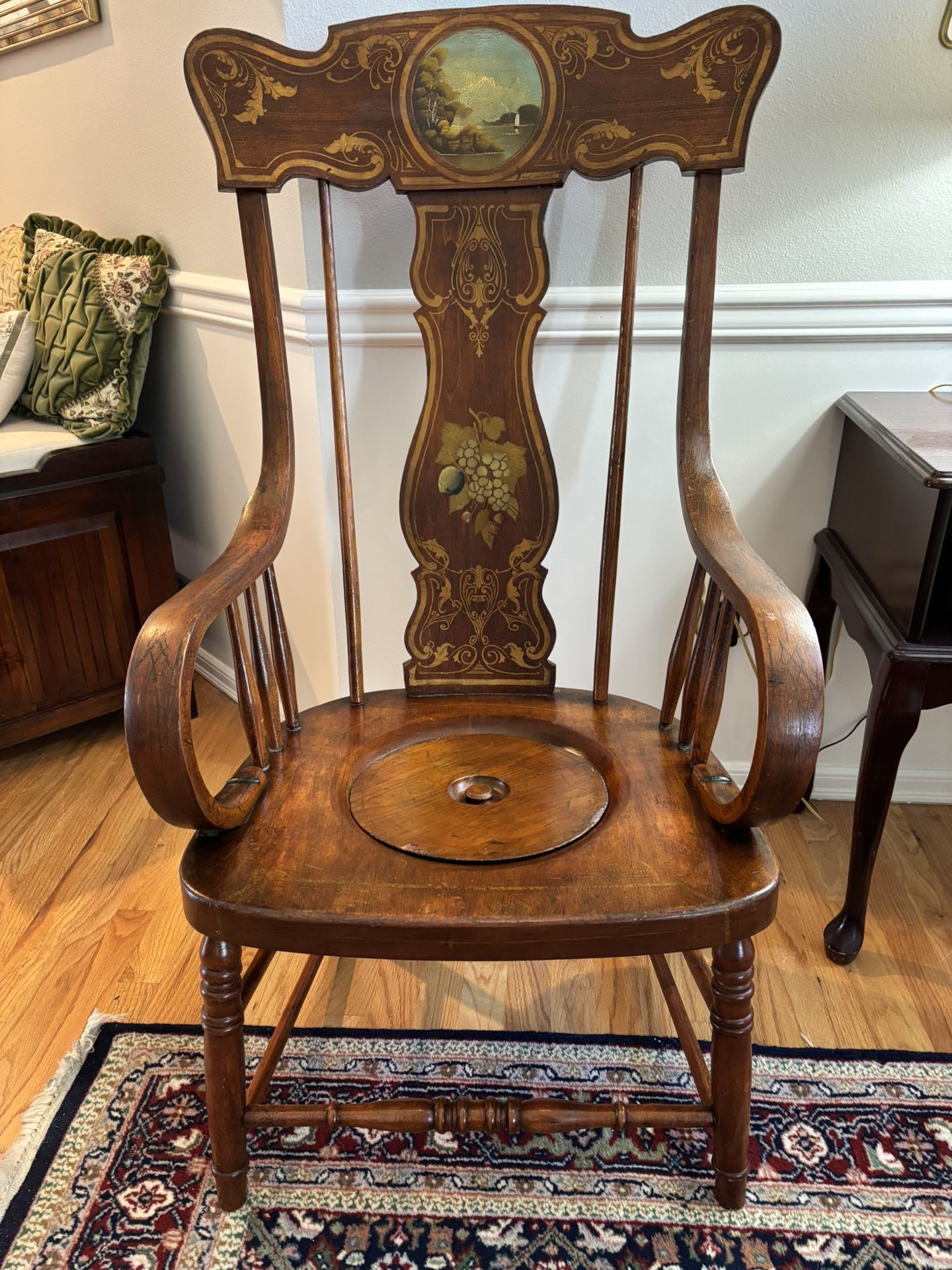 Antique Commode Chair