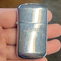 Vintage 1980s Chrome Camel Zippo Style Flip Lighter