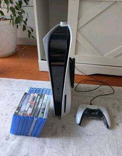 Sony Playstation 5 Disc Version With Controller And Headset