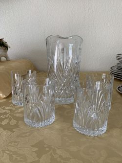 Crystal glass and crystal Pitcher 4