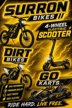 Bikes - Scooters - GoKarts & More (Take It Home In Payments/ llévatelo a casa en pagos)