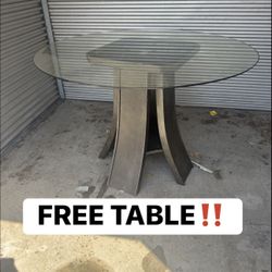 FREE GLASS TABLE