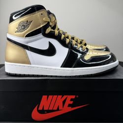 Air Jordan 1 NRG “Patent Gold Toe” Size: 13M (Lightly Worn)