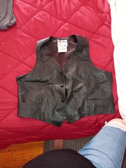 Leather Motorcycle Vest