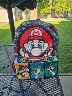 Mario Bros and Paw patrol Backpacks