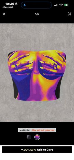Vibrant Clubbing, Rave Tube Top