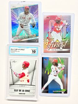 Elly De La Cruz 2023 Leaf Rookie Silver BGS Gem Mint 10