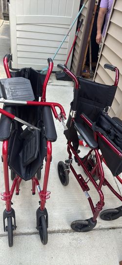 Pair of wheelchairs