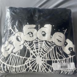 Sp5der OG Web Black Hoodie 
