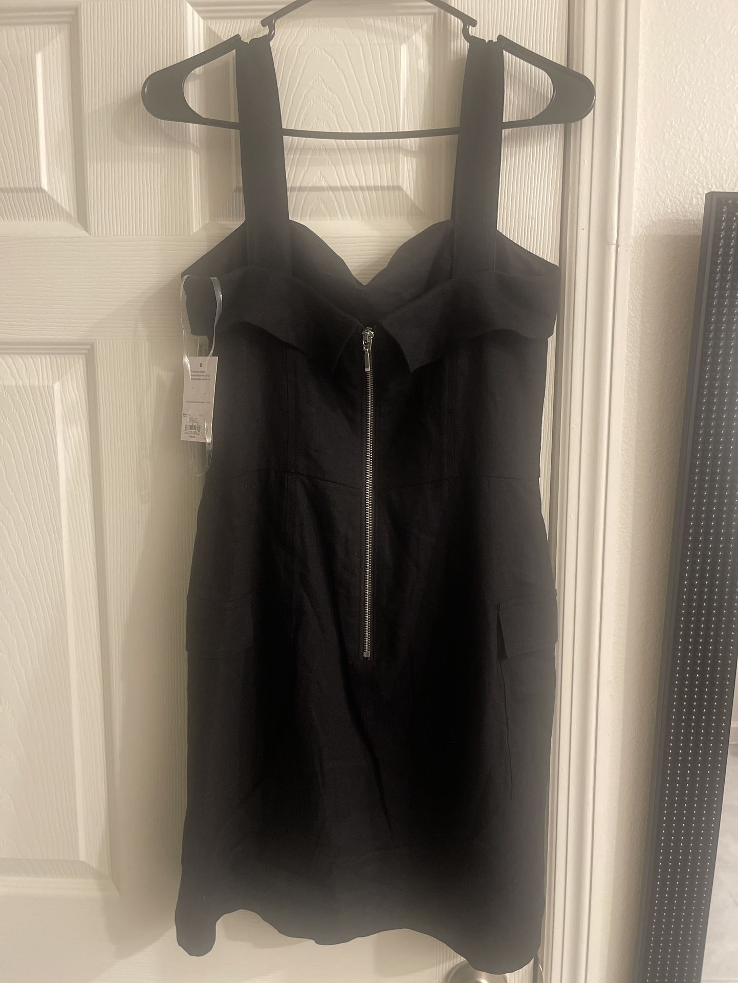 Cargo Linen Mini Skirt