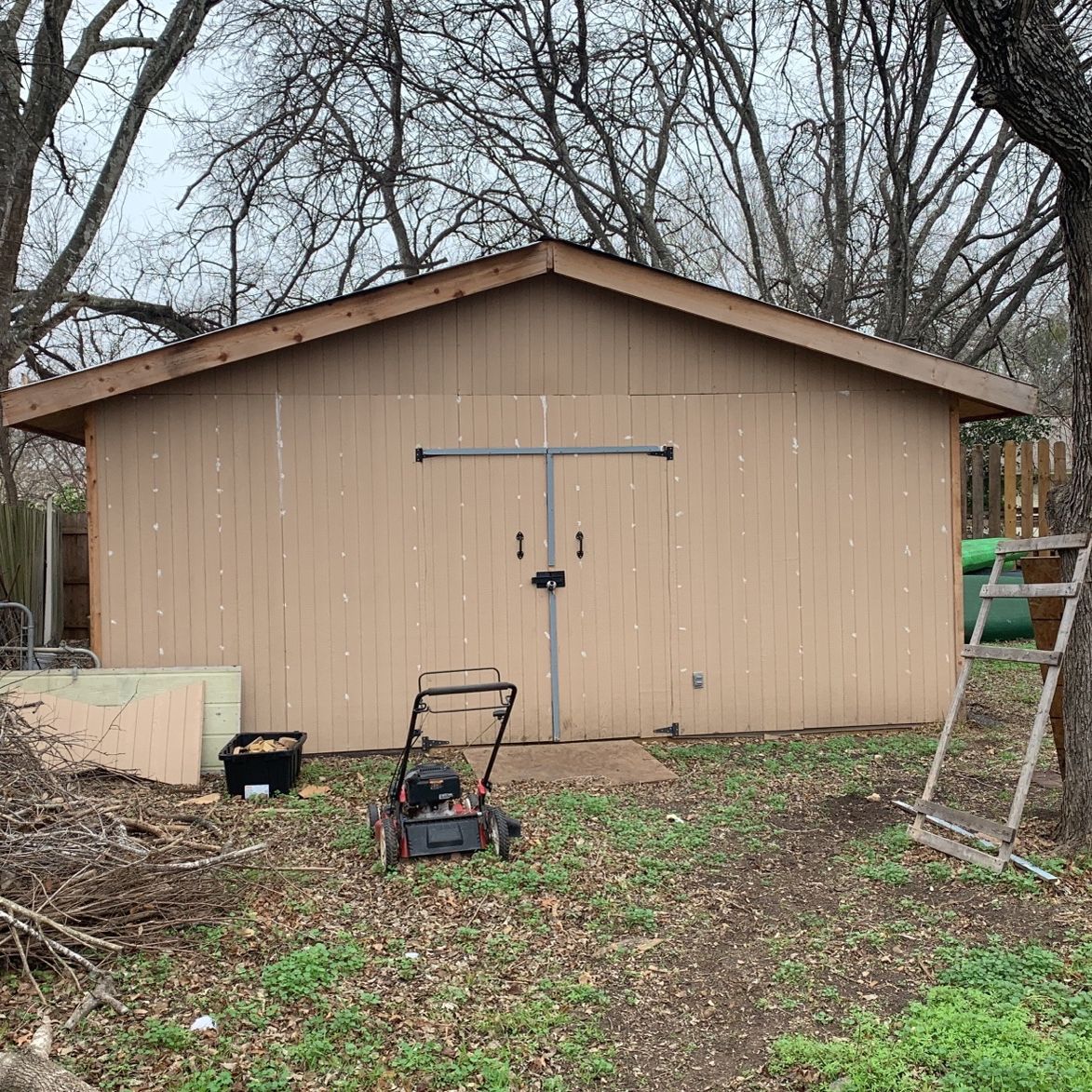 20 X 20 Shed