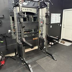 Vesta Fitness PRO SERIES 2-1 Ultimate Half Rack Functional Trainer/Gym Equipment/ Home Gym/ Fitness/ FREE DELIVERY đźšš