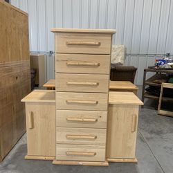 Bleached Custom Dresser- Seattle Timberworks Made 