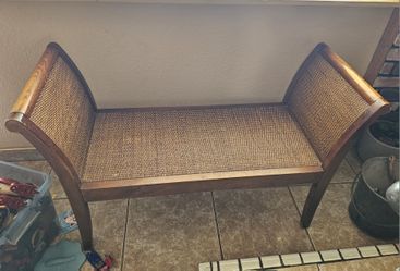 Pier One Rattan Bench