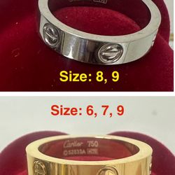 LOVE Ring, Size 6/7/8/9, New