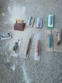Concrete trowels,floats,edger's