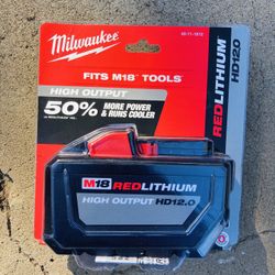 New Milwaukee M18 HIGH OUTPUT 12.0 Battery