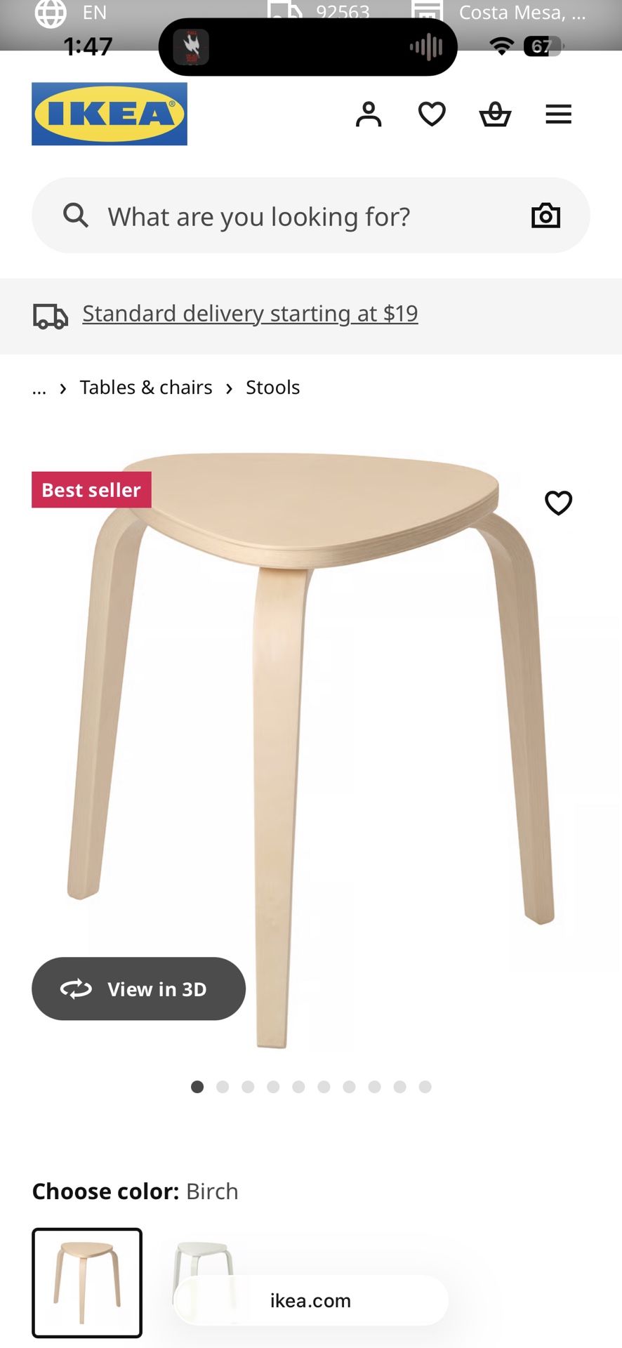 IKEA Kid Stools Set Of 3