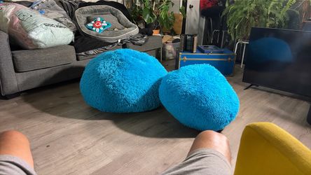Fluffy Bean Bag Chairs Set of 2