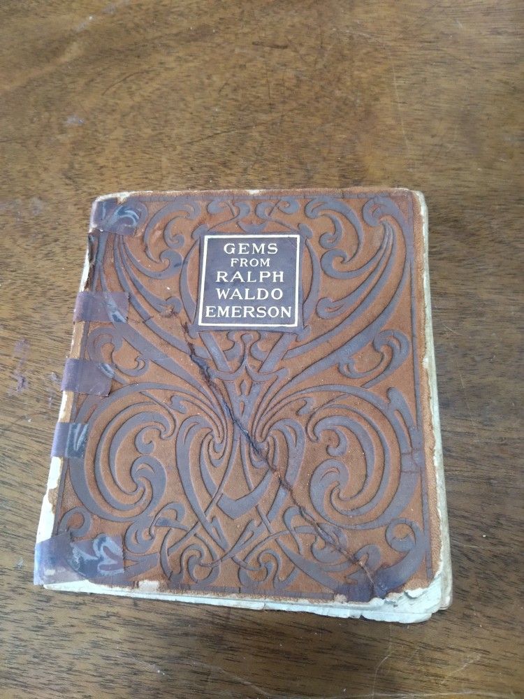 Ralph Waldo Emerson Book Gems Vintage