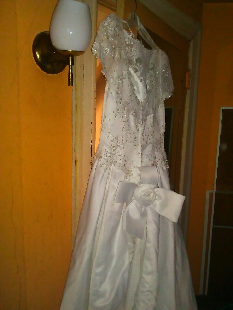 Wedding gown from David's Bridal