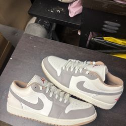 Air Jordan 1 Low Sail College Grey Rattan