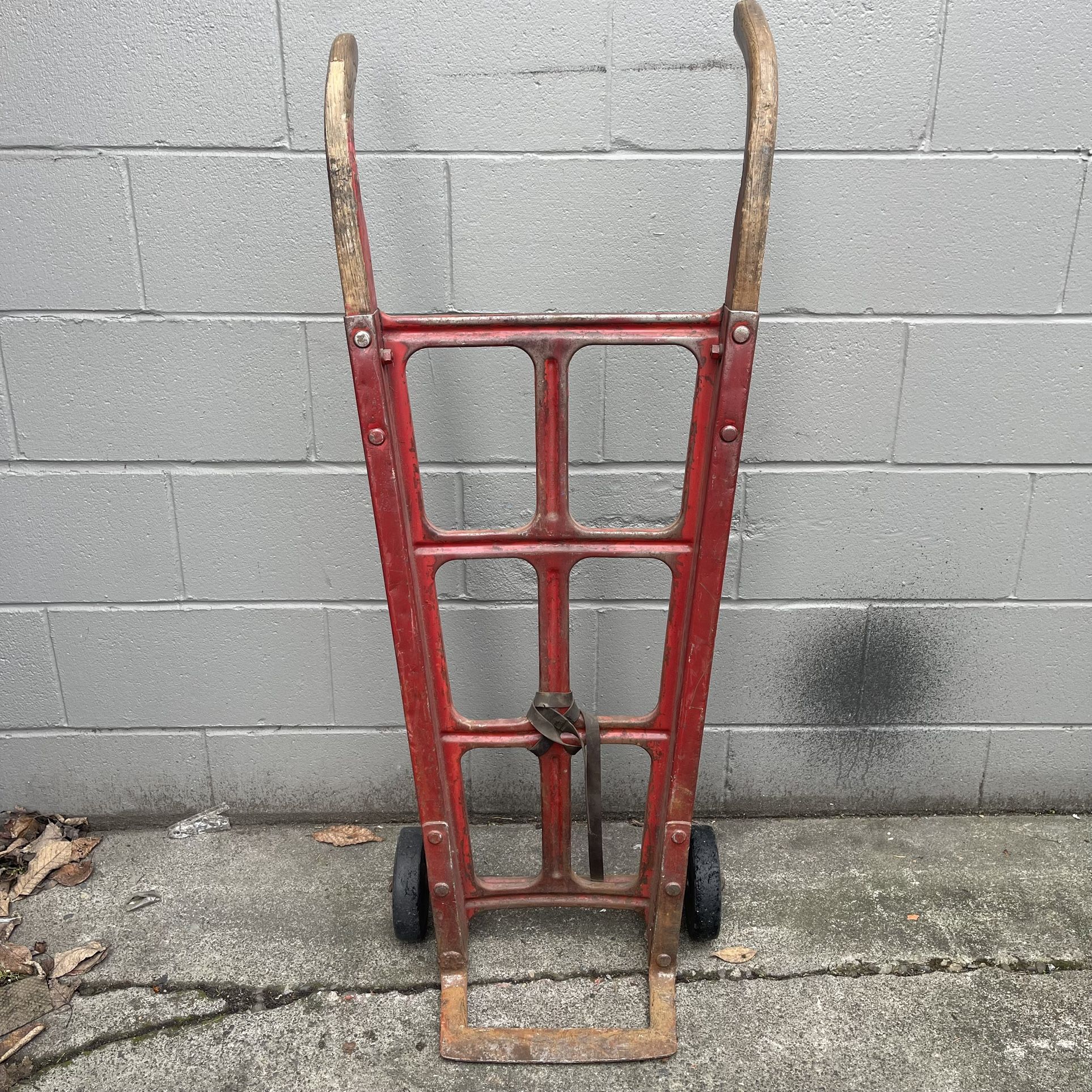 Vintage American Pulley Co. Daisy Pressed Steel Hand Truck Dolly
