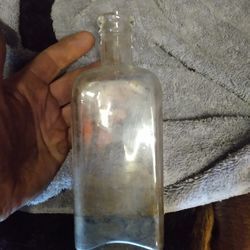 antique glass bottle