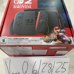 Nintendo Switch 2 Mario Kart Bundle Brand New Unopened 