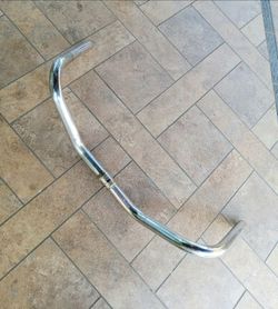 1970's CHROME SCHWINN VINTAGE OLD SCHOOL CRUISER KLUNKER LOWRIDER ROAD BICYCLE HANDLEBAR
