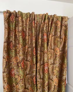 Pier 1 Brocade Curtains
