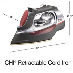 CHI Electronic Iron With Retractable Cord