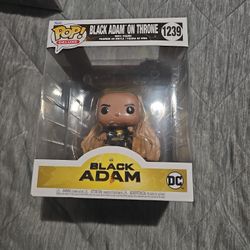 Funko Pop DELUXE Black Adam On Throne #1239