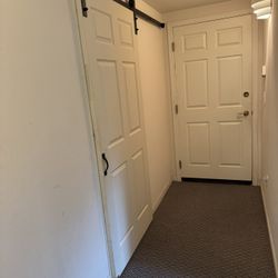 36” Door Slab With Barn Door Hardware