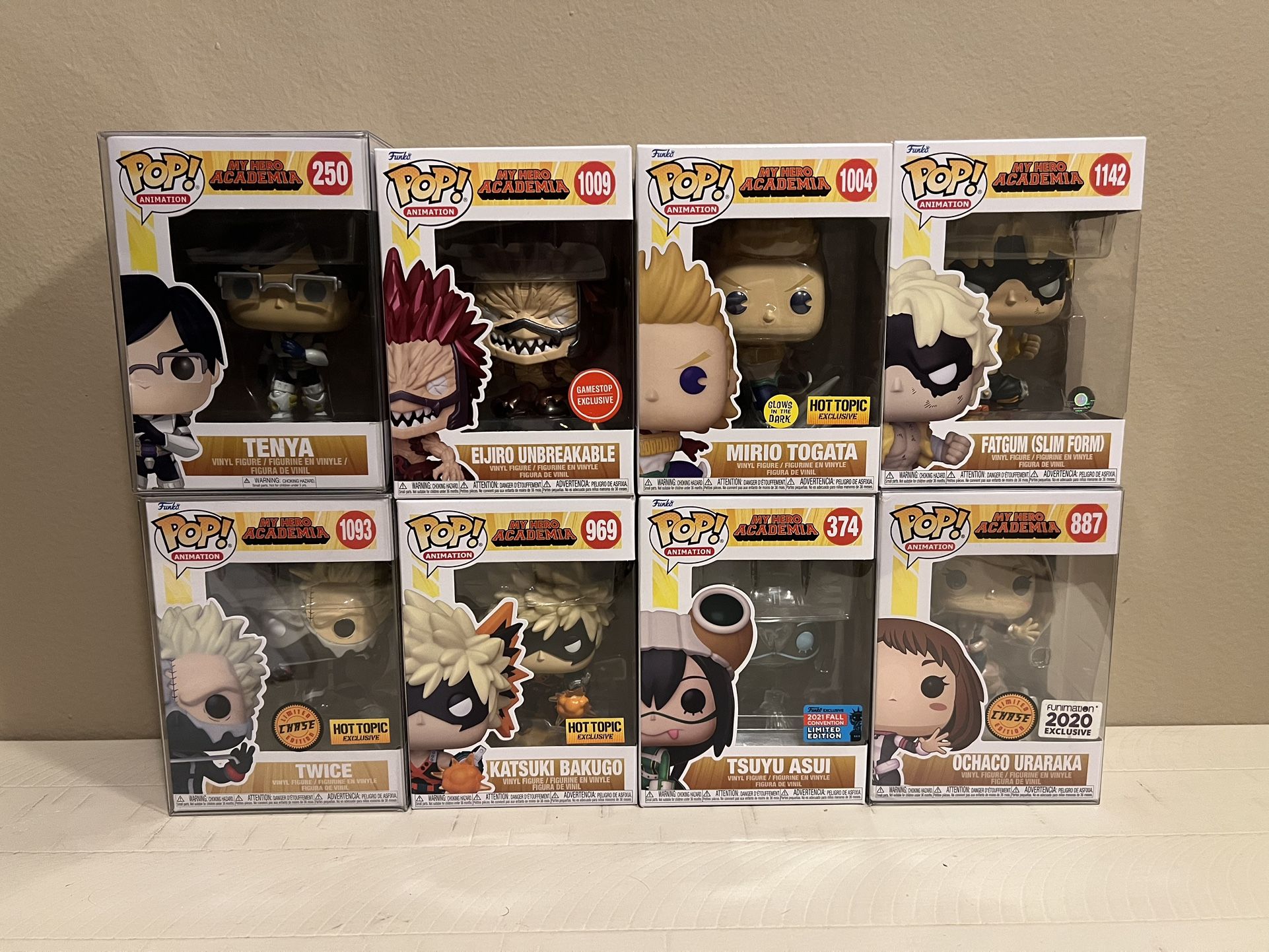 My Hero Academia Funko Pop Lot