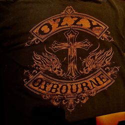 Hi Ozzy Shirt Concert Worn 