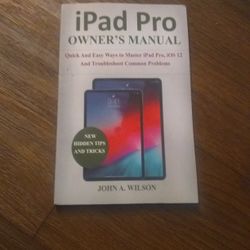 iPad Pro Owners Manual  For IOS 12