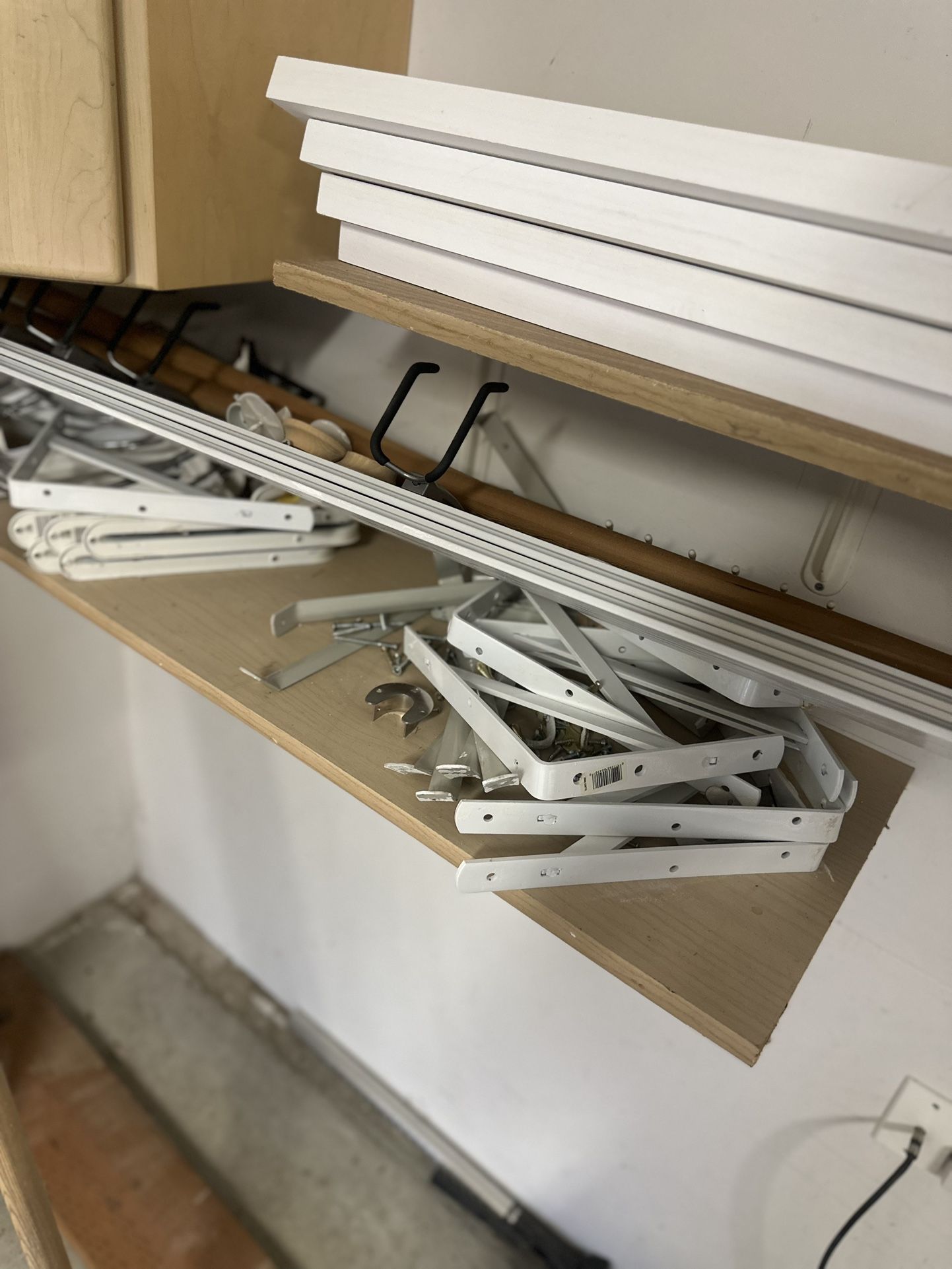 Storage And Closet Various Brackets And Rods