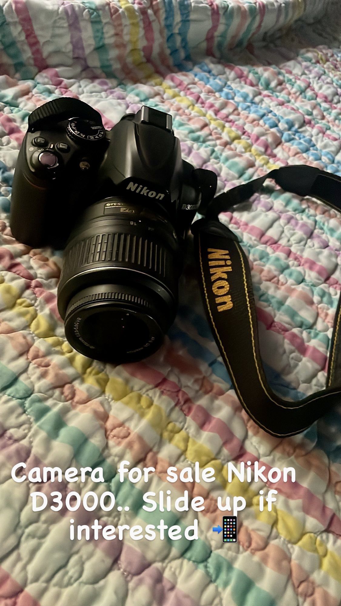 Nikon D3000 Camera 