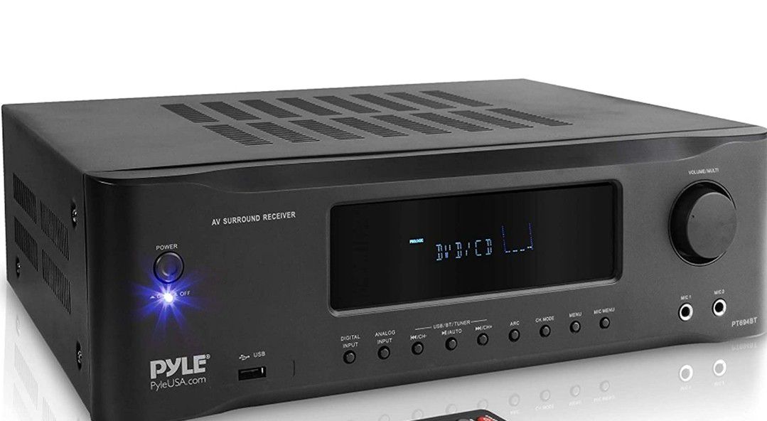 Pyle PT694BT 5.2-Channel Hi-Fi Bluetooth Stereo Amplifier - 1000 Watt 179