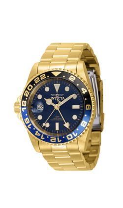 INVICTA Pro Diver Quartz Blue Dial Batman Bezel - Lefty Watches