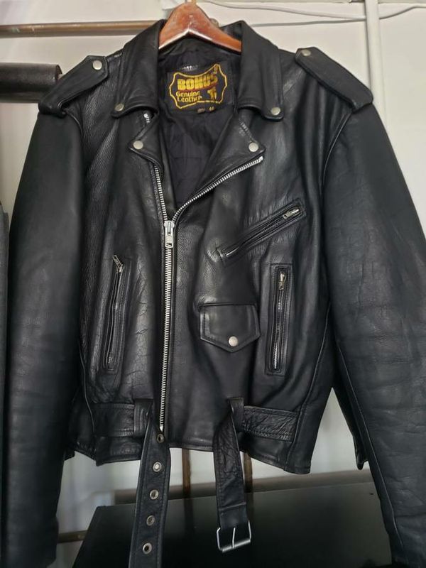 Bonus Genuine Leather Motorcycle Jacket size 46 for Sale in San Diego ...