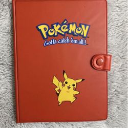 Vintage Pikachu Binder 