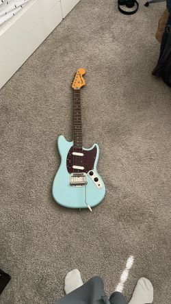 Squire Fender Blue guitar Nirvana kurt cobain